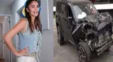Difunden video de Laura Spoya con corsé tras operación de columna en accidente
