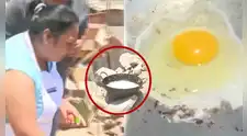 ¡Lima arde! Mujer fríe un huevo usando solo el calor del sol: "Ahorramos también"