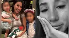 Samahara Lobatón llora desconsolada por tener que separarse de sus hijos durante tres meses: "No estoy haciendo nada malo"