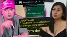 Mujer difunde chats privados con Reimond Manco donde le pedía fotos íntimas, pese a tener esposa