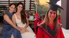 Melissa Loza acapara flashes en la graduación de su hija Flavia Ramos con impecable atuendo veraniego