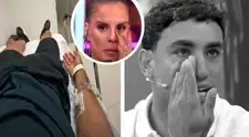 Said Palao aparece en una camilla y con suero tras impactante mensaje de Alejandra Baigorria