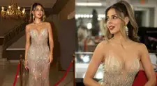 Luciana Fuster impacta con espectacular aparición en la red carpet del Festical de Cannes