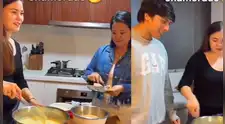 Kyara Villanella sorprende al presentar a su novio en pleno 'live' de cocina con Keiko Fujimori