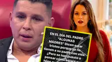 Néstor Villanueva CUESTIONA a Florcita en el Día del Padre, pero su hijo sale en su defensa: "Mi mamá es padre para mí"