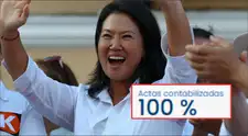 ONPE al 100% de actas contabilizadas: Keiko Fujimori es la virtual presidenta tras vencer a Roberto Sánchez