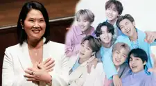 Keiko Fujimori promete invitar a BTS a Palacio de Gobierno y sorprende con inesperada confesión