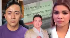 ¡NO PUDO OCULTARLO! Novio de Naldy Saldaña rompe en llanto tras conocer los chats que desataron rumores de infidelidad: "Se puso..."