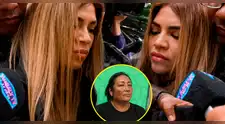 ¡INDIGNANTE! Naldy Saldaña es agredida por una mujer afuera de la Depincri: “Di la verdad, te gustó”