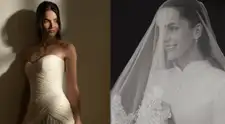 El vestido de novia de Carolina Braedt y su elegante guiño al estilo Grace Kelly