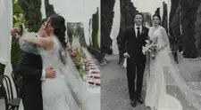 Mafer Neyra convierte su boda en una pasarela: el sofisticado vestido de Noe Bernacelli que robó miradas