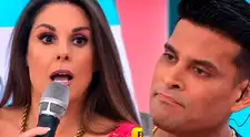 Rebeca Escribens ARREMETE contra Christian Domínguez EN VIVO y le lanza FUERTE INSULTO: "El adefesio que eres ¿te caíste de la cuna?"
