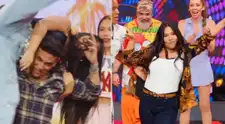 ¡SE PASÓ DE CONFIANZA! Christian Domínguez protagoniza inesperada escena con Tula Rodríguez y su reacción llamó la atención