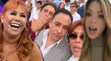 Magaly Medina se luce en España y presume INESPERADO REENCUENTRO con Antonio Pavón y 'Sir Winston', los exnovios de Sheyla Rojas