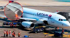 MOMENTOS DE HORROR en el Jorge Chávez: avión rumbo a Piura se incendia antes de DESPEGAR