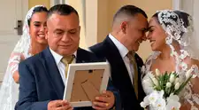Hija de Tony Rosado celebra su boda por TODO LO ALTO y cantante rompe en llanto: "Te amo, papito"