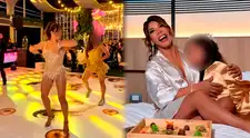 Karen Dejo y su hija DEJAN EN SHOCK a todos con coreografía en pleno QUINCEAÑERO luego de gestos de incomodidad