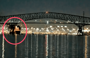Barco choca contra puente de Baltimore y provoca la caída de decenas a aguas congeladas, tenía “problema eléctrico”