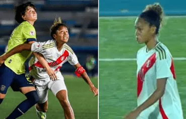 Jugadora peruana LLORA tras penal que deja a la selección fuera del torneo