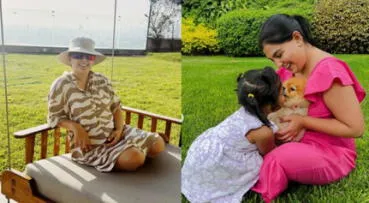Ana Siucho y su hija se roban el show previo al Día de la madre con sublimes matching outfits