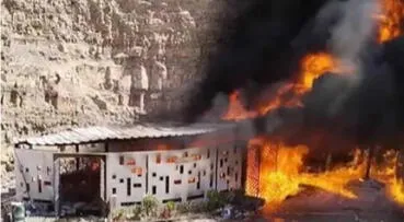 Santuario de Chapi se quema durante misa por cientos de velas de feligreses