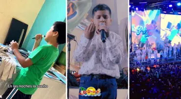 Niño cumple sueño cantando con 'La Única Tropical' tras hacerse viral en TikTok