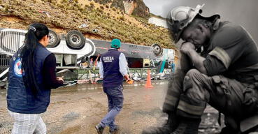 Bomberos de Ayacucho en terapia psicológica tras APOYAR en accidente del bus CIVA