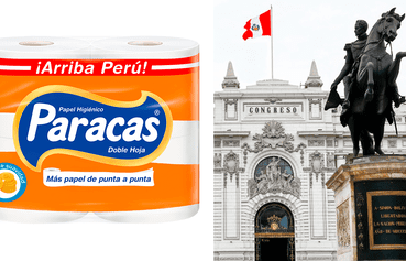 Esta es la OSADA publicidad de Papel Paracas CONTRA el Congreso que TODOS los peruanos HABLAN en redes