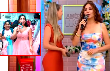 Leysi Suárez comete error en enlace en vivo y Janet Barboza la saca del aire