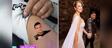 Karla Tarazona se hace TATÚAJE en honor a Christian Domínguez y el amor después de su boda Karla Tarazona se tatúa en honor a Christian Domínguez tras su boda