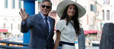 George Clooney y Amal Alamuddin se casaron por civil en Venecia George Clooney y Amal Alamuddin ya son esposos ante los ojos de la ley