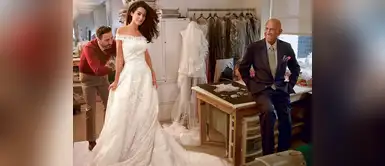El vestido de novia de Amal Alamuddin El vestido de novia de Amal Alamuddin