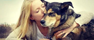 Besar a tu perro sería bueno para la salud, según estudio Besar a tu perro sería bueno para la salud, según estudio