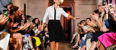 New York Fashion Week: Carolina Herrera presentó su colección Primavera 2016 New York Fashion Week: Carolina Herrera presentó su colección Primavera 2016