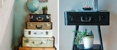 Cuatro ideas de decoración con maletas vintage Cuatro ideas de decoración con maletas vintage