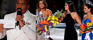 Miss Universo 2015: cinco certámenes de belleza que también fueron polémicos por el error del animador Miss Universo 2015: cinco certámenes de belleza que también fueron polémicos por el error del animador