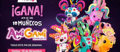 Sorteo: Gana uno de los 10 muñecos AmiGami Sorteo: Gana uno de los 10 muñecos AmiGami