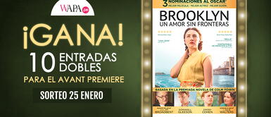 Gana una de las 10 entradas dobles para el avant premiere de la película "Brooklyn" Gana una de las 10 entradas dobles para el avant premiere de la película "Brooklyn"