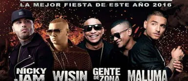 Foto: Google Nicky Jam, Gente de Zona, Maluma y Wisin se presentarán hoy en “Juntos en Concierto VII”