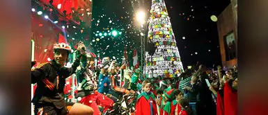 La ciudad Beirut, Líbano da la bienvenida a la Navidad con el encendido de sus luces. La ciudad Beirut, Líbano da la bienvenida a la Navidad con el encendido de sus luces.