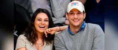 Ashton Kutcher y Mila Kunis posan por primera vez como pareja Ashton Kutcher y Mila Kunis posan por primera vez como pareja