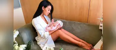 Georgina Rodríguez publicó una tierna foto con Alana, quien tenía dos días de nacida. Georgina Rodríguez publicó una tierna foto con Alana, quien tenía dos días de nacida.