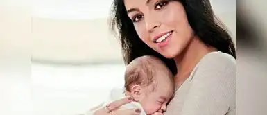 Georgina Rodríguez presenta a Alana Martina. Georgina Rodríguez presenta a Alana Martina.