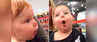 Viral de navidad: Este bebé de dos años no puede con su emoción al ver los adornos navideños Viral de navidad: Este bebé de dos años no puede con su emoción al ver los adornos navideños