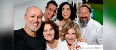 Johanna San Miguel 'Queca' fue la primera en compartir el reencuentro en su Instagram. Johanna San Miguel 'Queca' fue la primera en compartir el reencuentro en su Instagram.