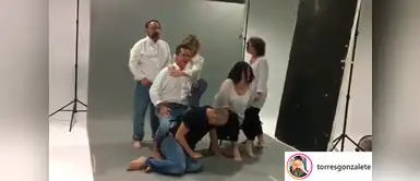 Gonzalo Torres 'Gonzalete' compartió un video donde los actores se muestran posando para una sesión fotográfica. Gonzalo Torres 'Gonzalete' compartió un video donde los actores se muestran posando para una sesión fotográfica.