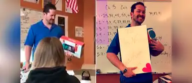 Viral de Navidad: Estudiantes sorprenden a su maestro con tierno regalo Viral de Navidad: Estudiantes sorprenden a su maestro con tierno regalo