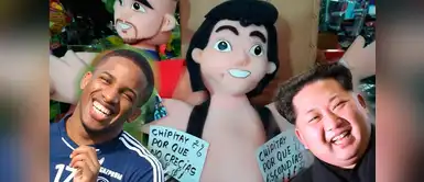 Piñatas de Farfán y William Luna a 20 soles en Mercado Central Piñatas de Farfán y William Luna a 20 soles en Mercado Central