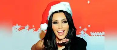 Kim Kardashian muestra su particular felicitación navideña Kim Kardashian muestra su particular felicitación navideña