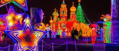 Pronto el evento de luces llega a Lima El festival de luces "Oso Panda" llega a Lima